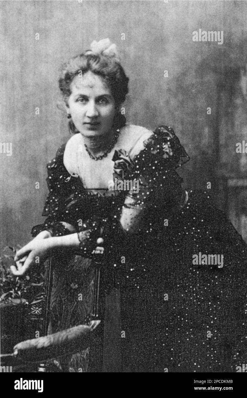 The english music woman composer LIZA LEHMANN ( 1862 1918 ) , most