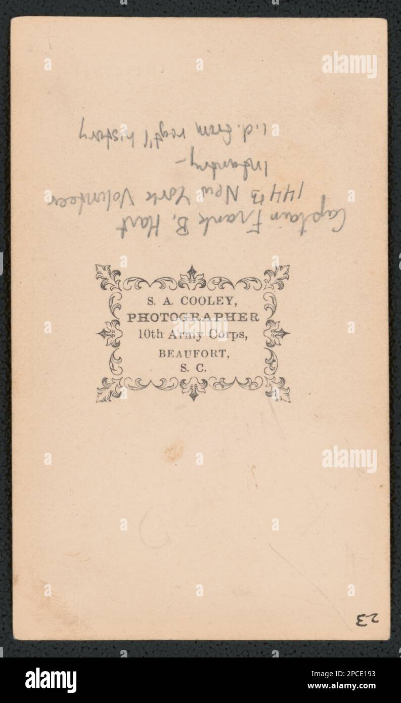 Captain francis bradley hart of cos b and g 144th new york infantry
