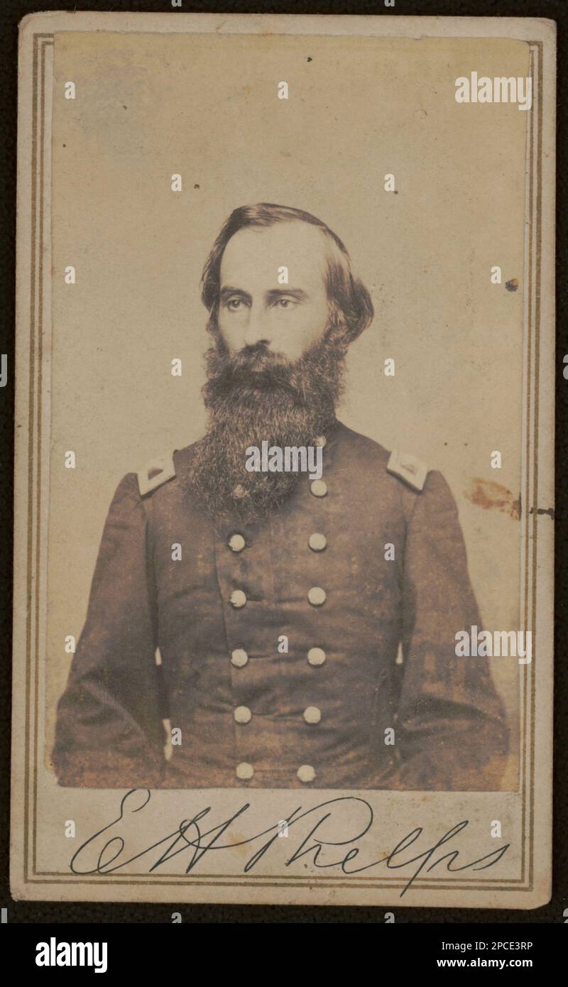 Colonel Edward Herrick Phelps, 38th Ohio Infantry Regiment in uniform ...