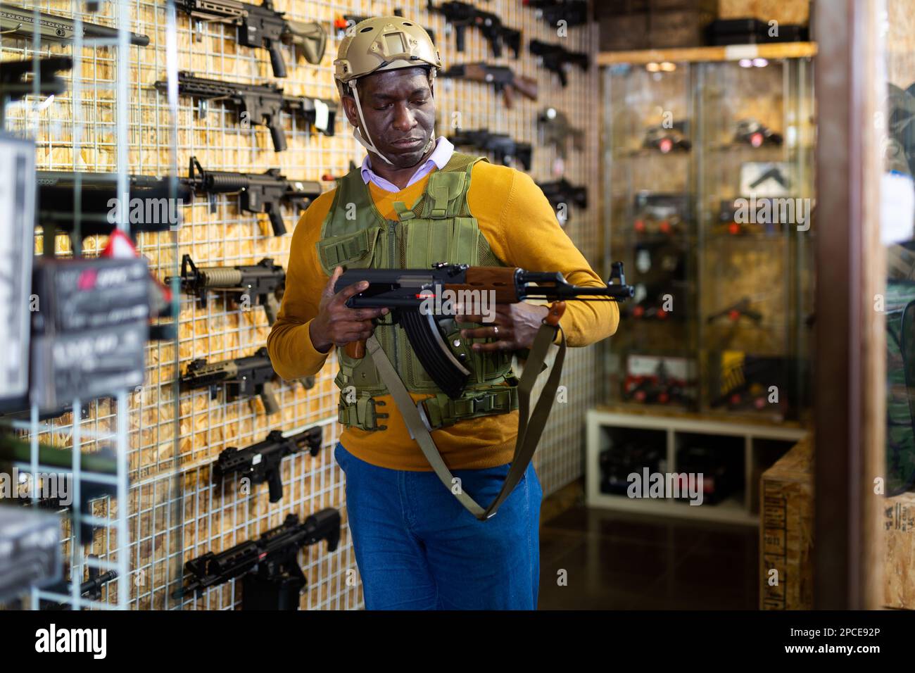 African soldier ak47 hi-res stock photography and images - Alamy