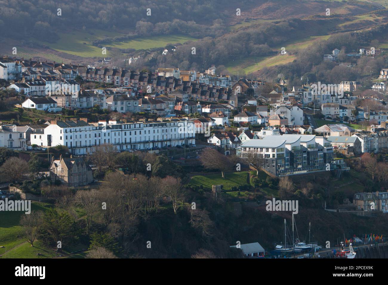 Houses and flats. Devon. England. UK. 2023 Stock Photo Alamy