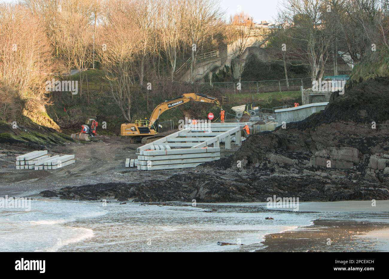 Water Sports Centre under construction. Devon