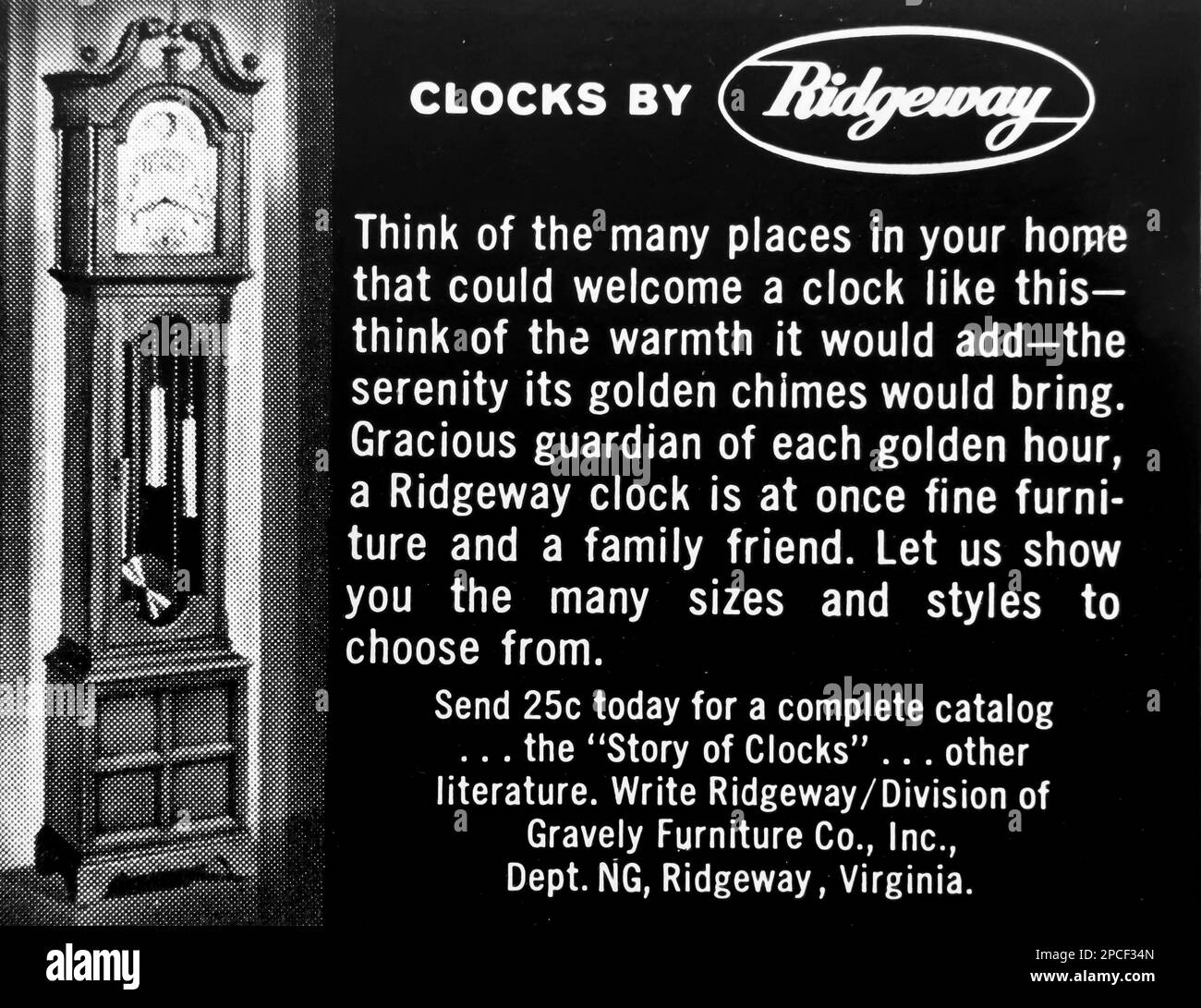 1960s furniture advertisement america hires stock photography and