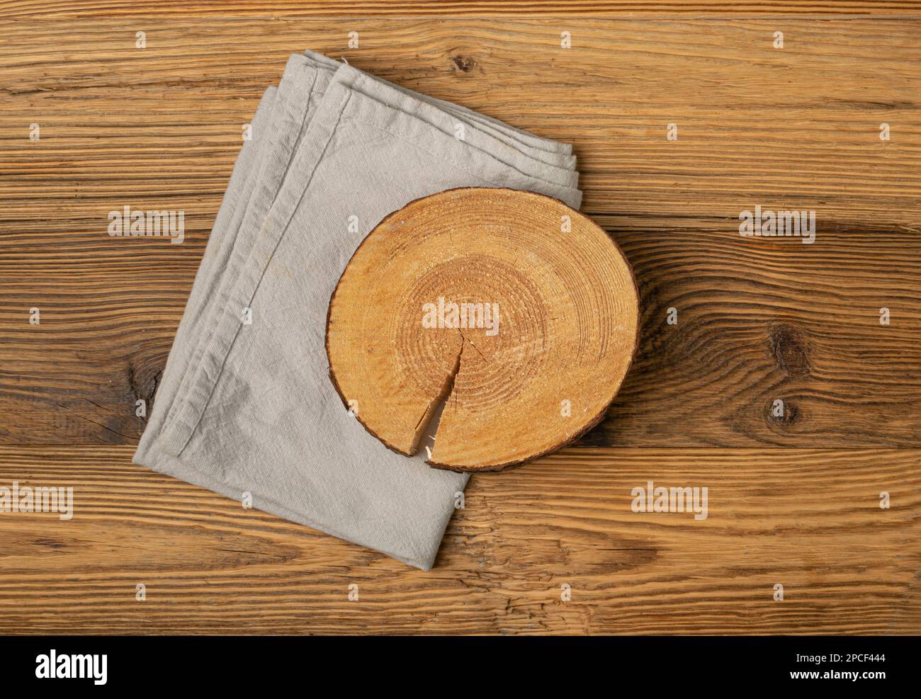 Old wood cutting board mockup with a vintage chopping board