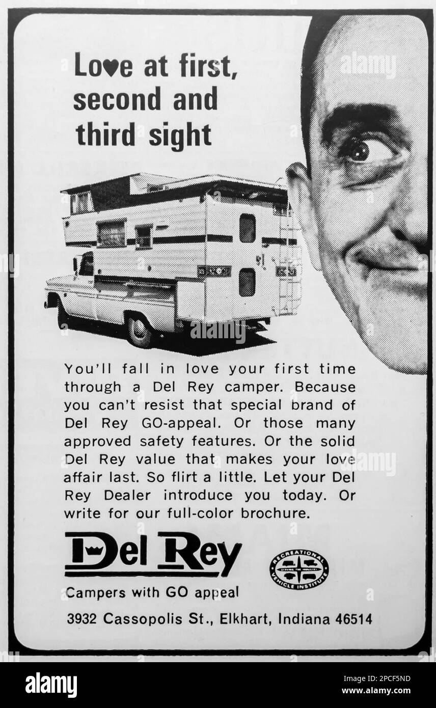 Del ray campers advert hires stock photography and images Alamy
