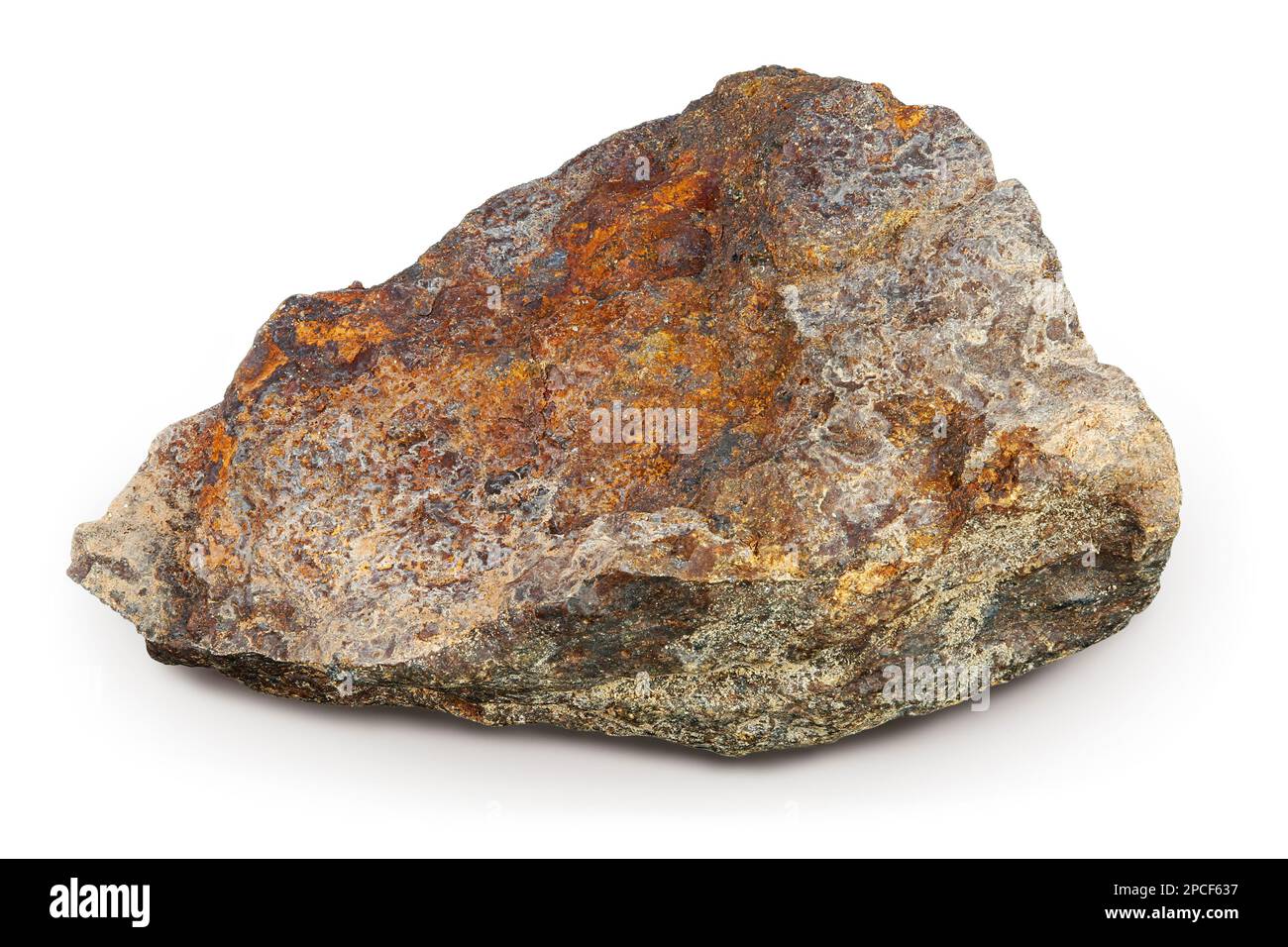 Stony Iron Meteorite (Stone Chondrite), Sahara Desert, Morocco Stock Photo