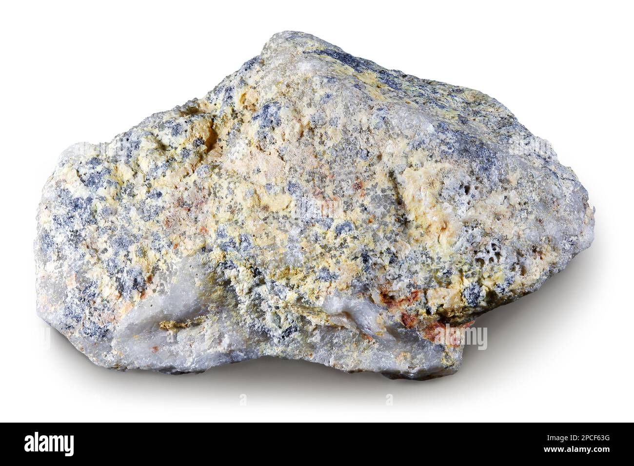 Tellurium rock specimen Stock Photo