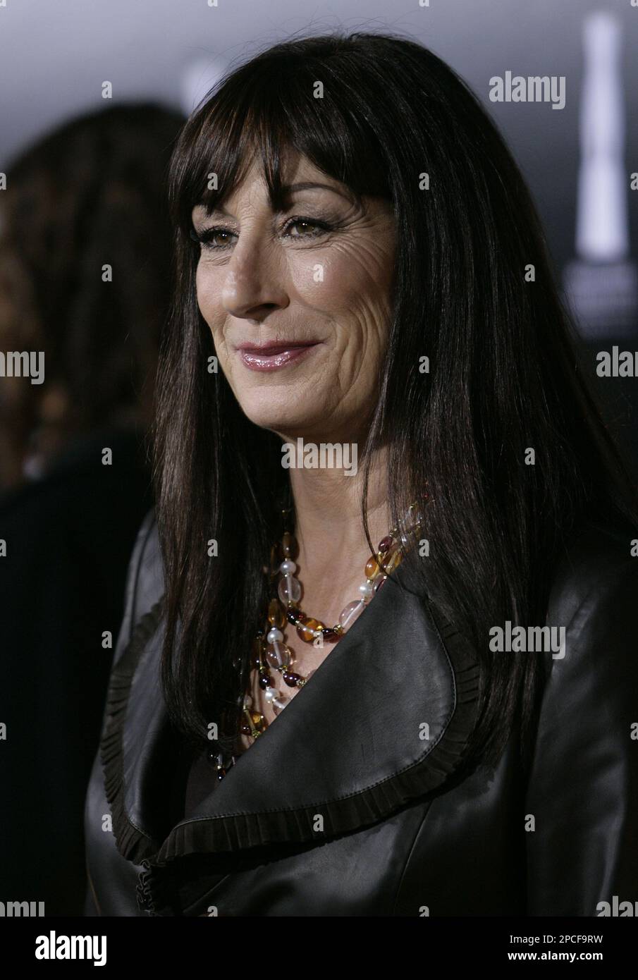 Actress Anjelica Huston arrives at the Rodeo Drive Walk of Style of ...