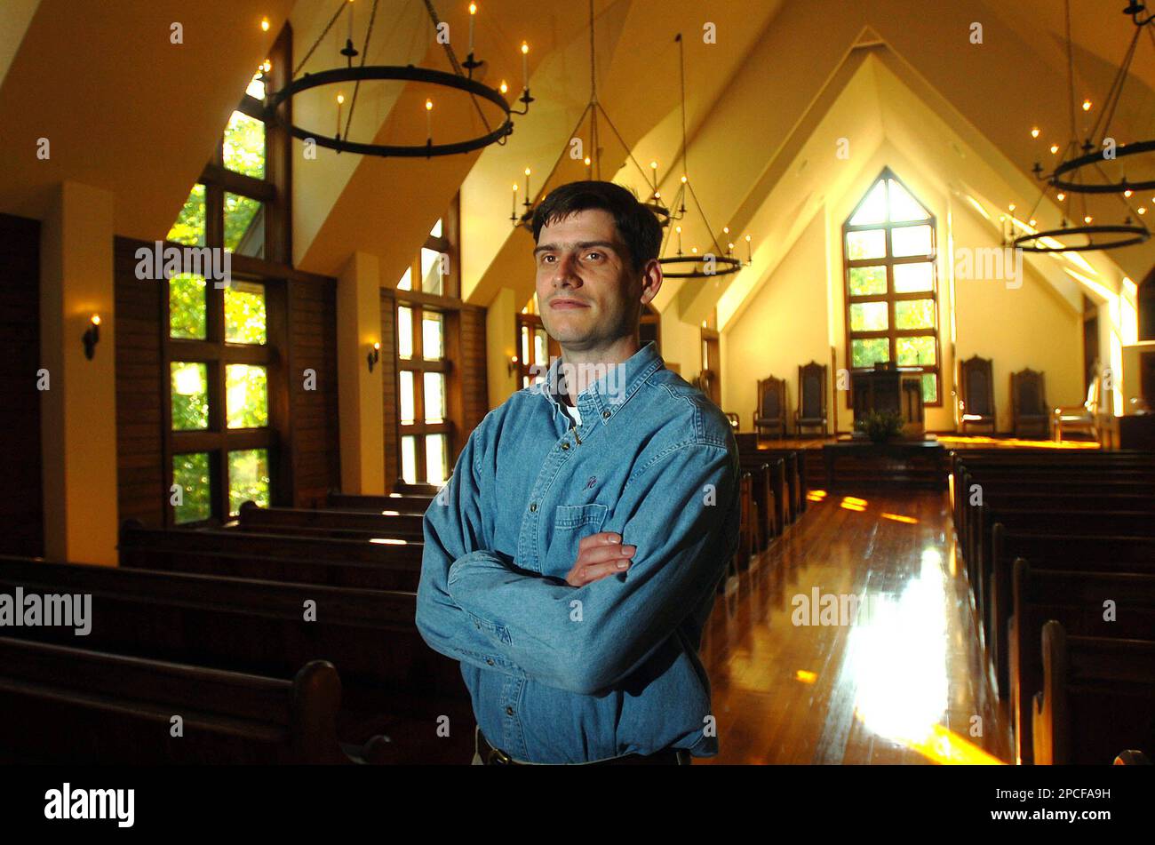 Will Graham, grandson of evangelist Billy Graham, stands inside Chatlos