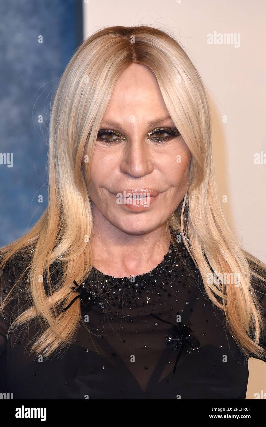 Versace donatella hi-res stock photography and images - Alamy