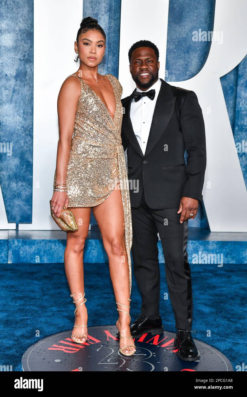 USA. 13th Mar, 2023. Eniko Hart and Kevin Hart walking on the red