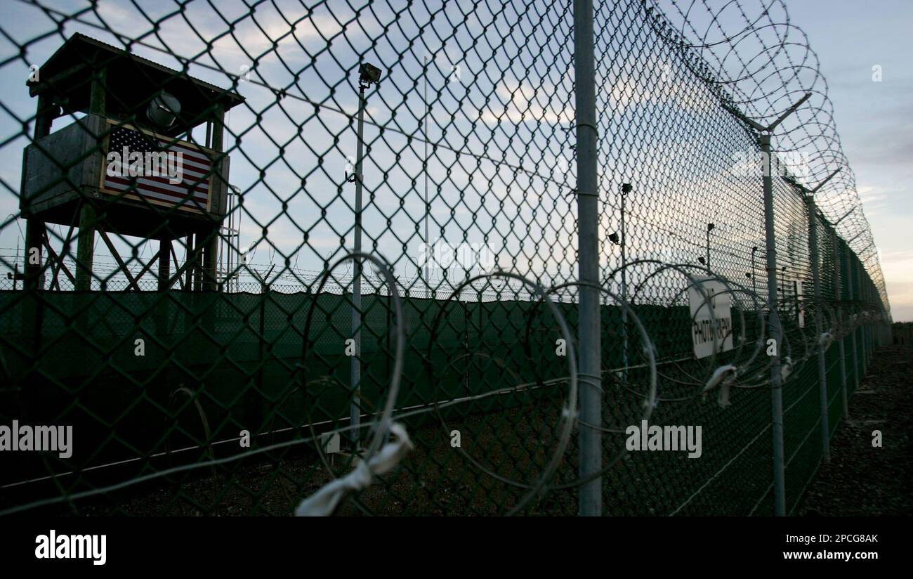 The Camp Delta detention center at Guantanamo Bay, Cuba, where many