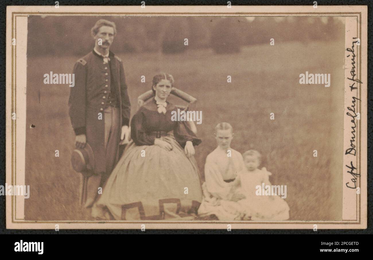 Soldier partially identified as Captain Donnelly in Union uniform with