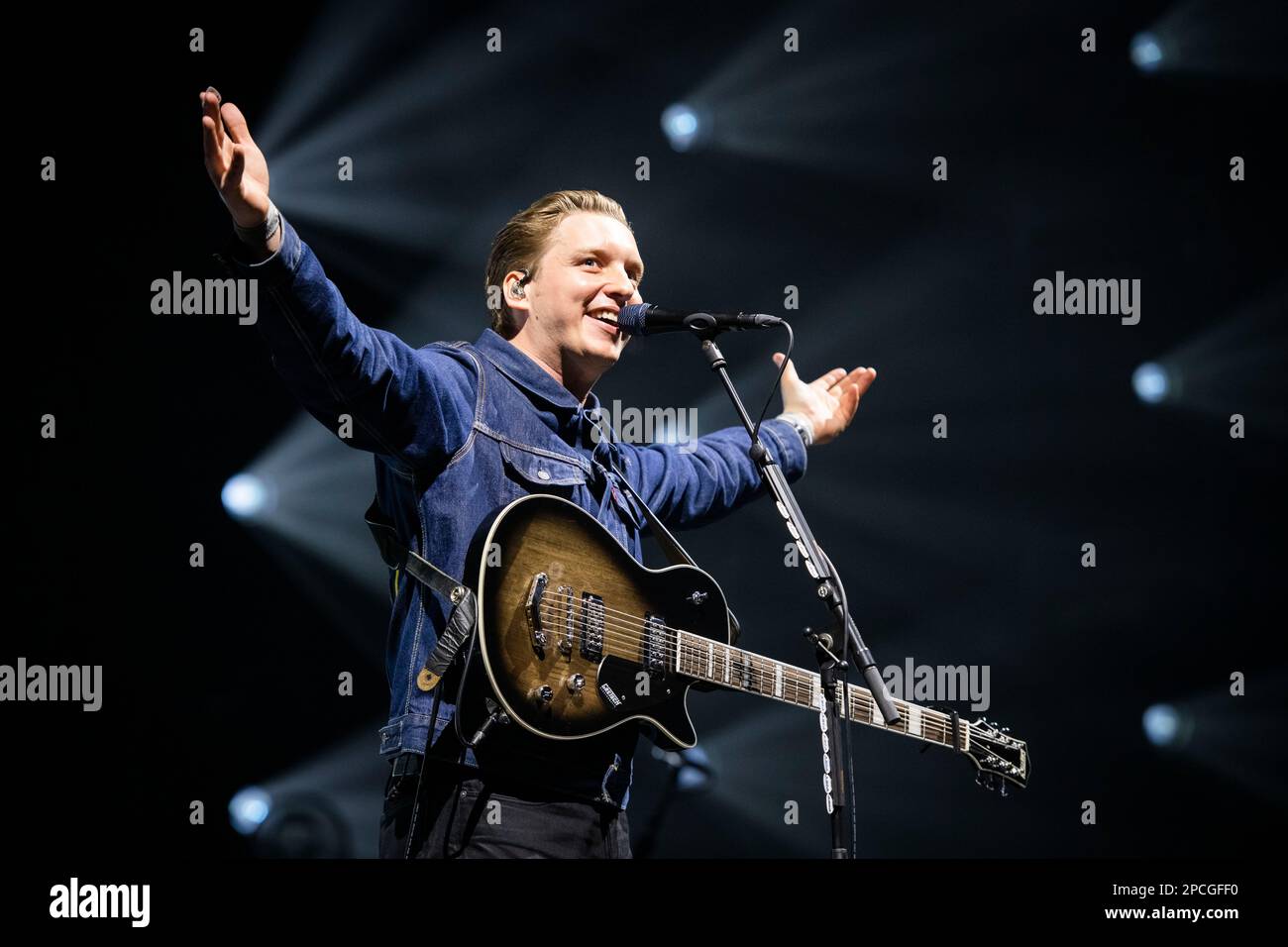 London, UK, Monday, 13th March 2023 George Ezra performs live on stage at the 02 Arena Greenwich. Credit: DavidJensen / Empics Entertainment / Alamy Live News Stock Photo