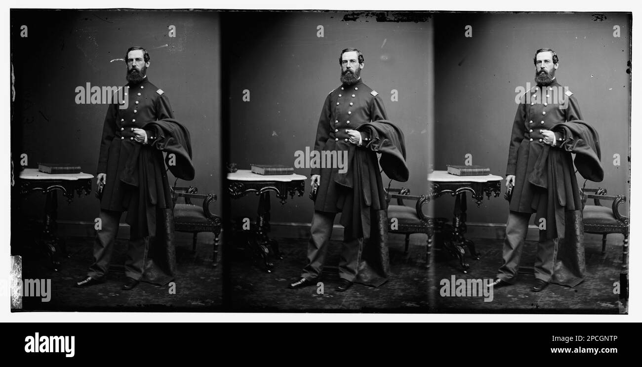 Colonel George Pratt, 80th New York Inf.. Civil war photographs, 1861-1865 , Title from Civil War caption books. United States, History, Civil War, 1861-1865. Stock Photo