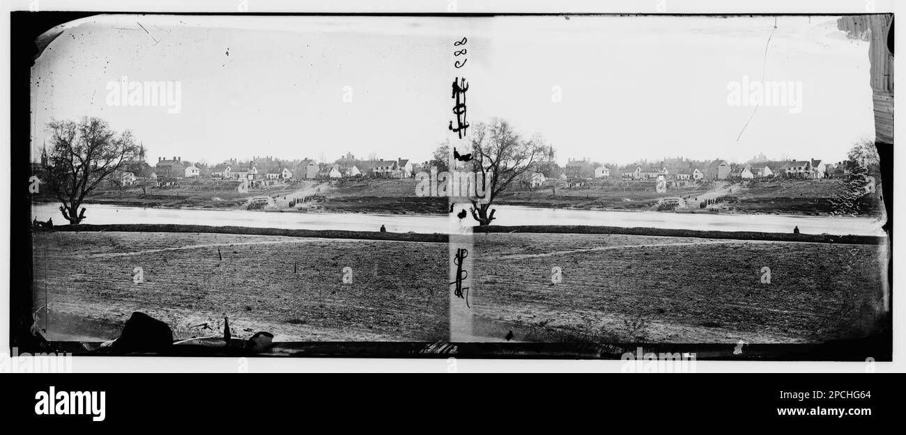 Fredericksburg, Virginia. Another view. Civil war photographs, 1861-1865 . United States, History, Civil War, 1861-1865. Stock Photo