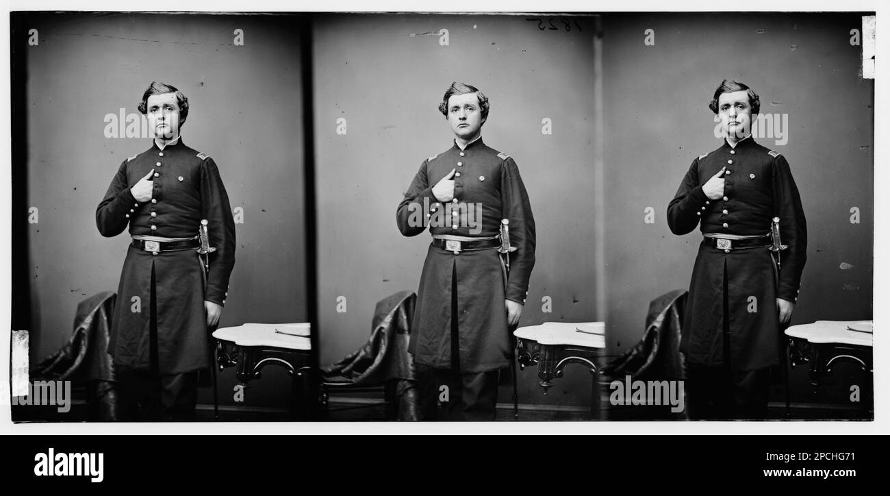 Adj. L.C. Parmalee, 2nd U.S. Sharpshooter. Civil war photographs, 1861-1865 , Title from Civil War caption books. United States, History, Civil War, 1861-1865. Stock Photo