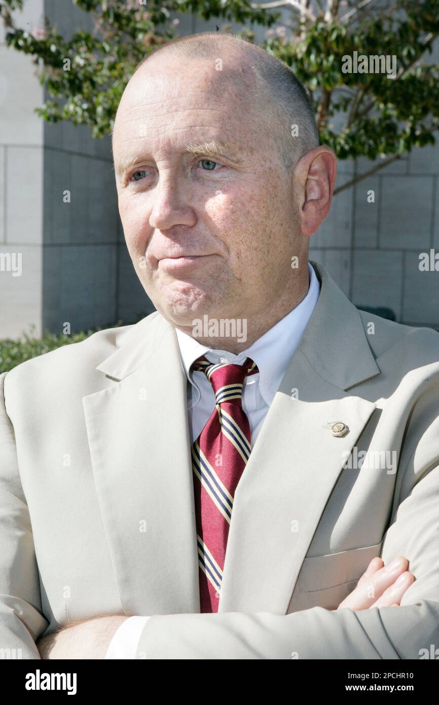 Assistant U.S. Attorney Stephen Wolfe speaks during a news conference in  front of the Santa Ana Courthouse, Friday, Sept. 15, 2006, in Santa Ana,  Calif. Jurors were unable to decide Friday whether, image size:866x1390