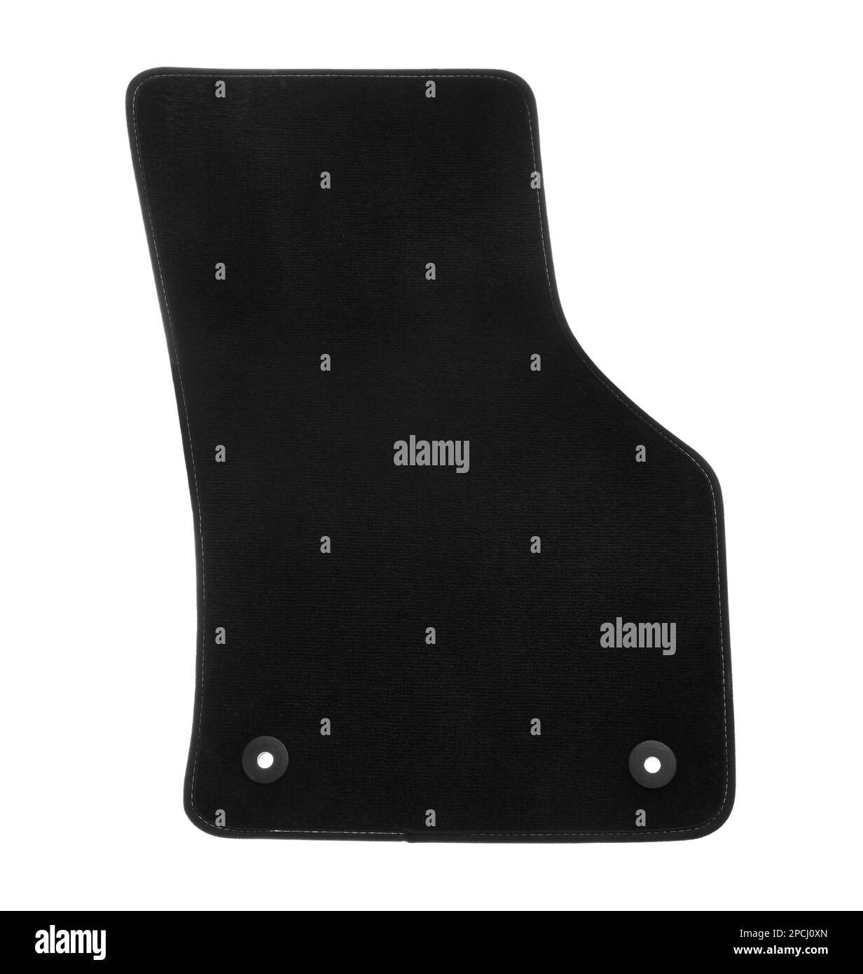 Black floor car carpet isolated on white, top view Stock Photo Alamy