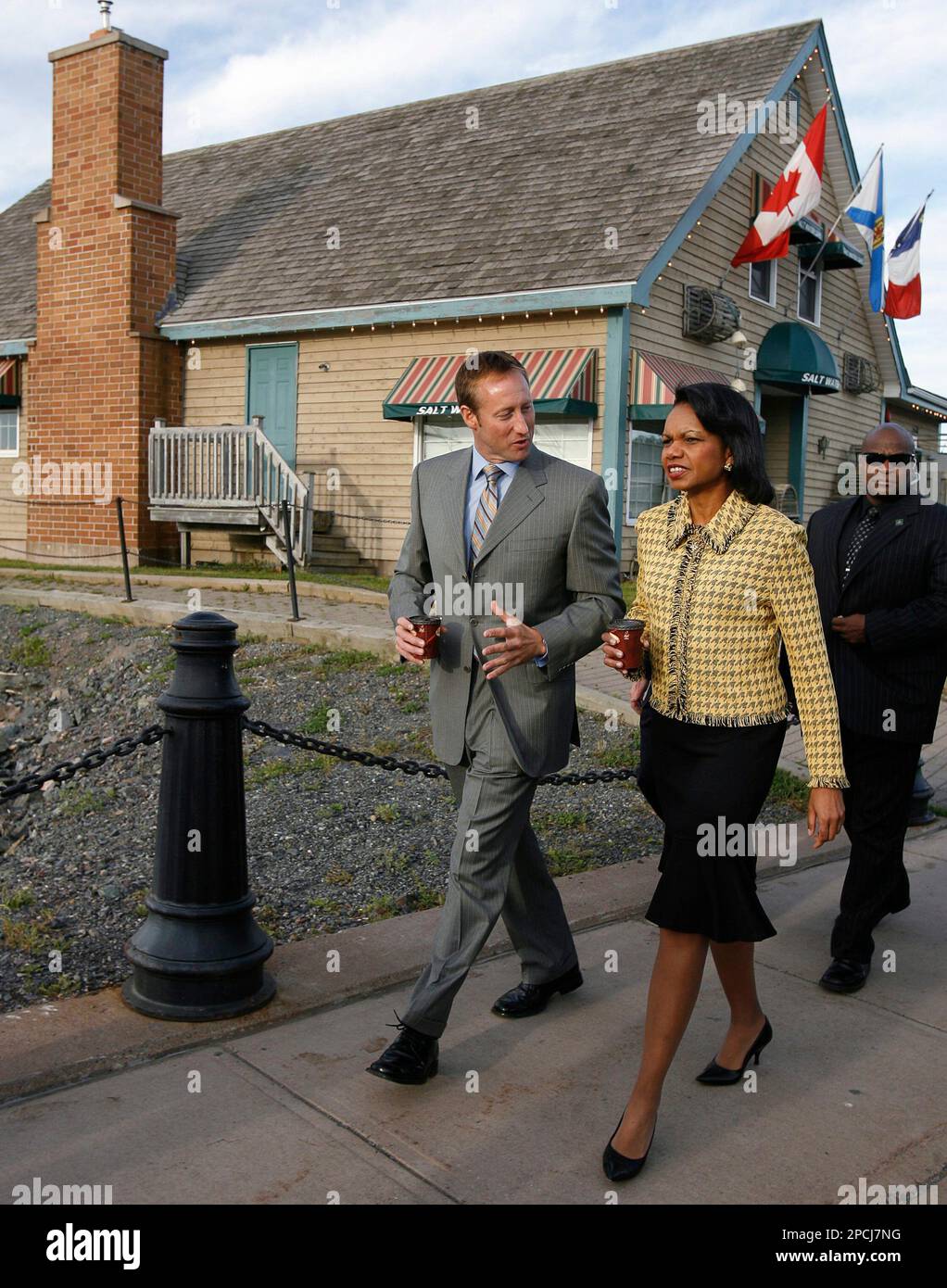 U.S. Secretary Of State Condoleezza Rice And Canadian Foreign Affairs ...