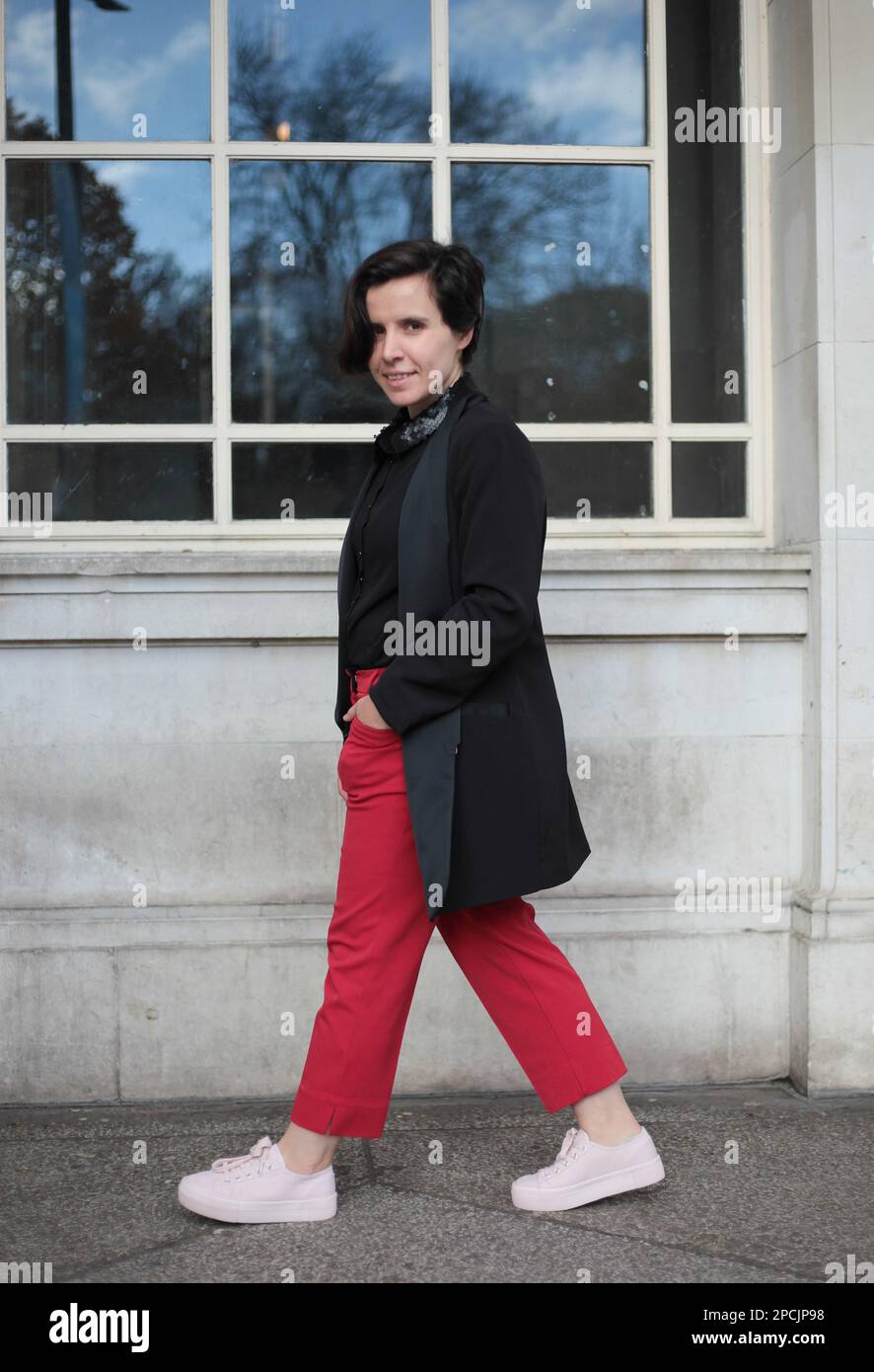 Red Stylish Women's Pants