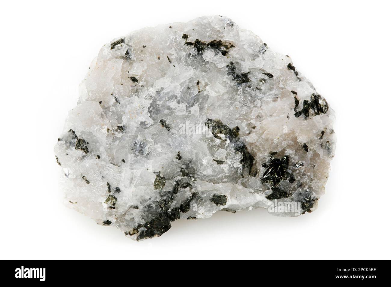 Monzodiorite, Igneous Plutonic Rock, Lanark, Ontario, Canada Stock Photo