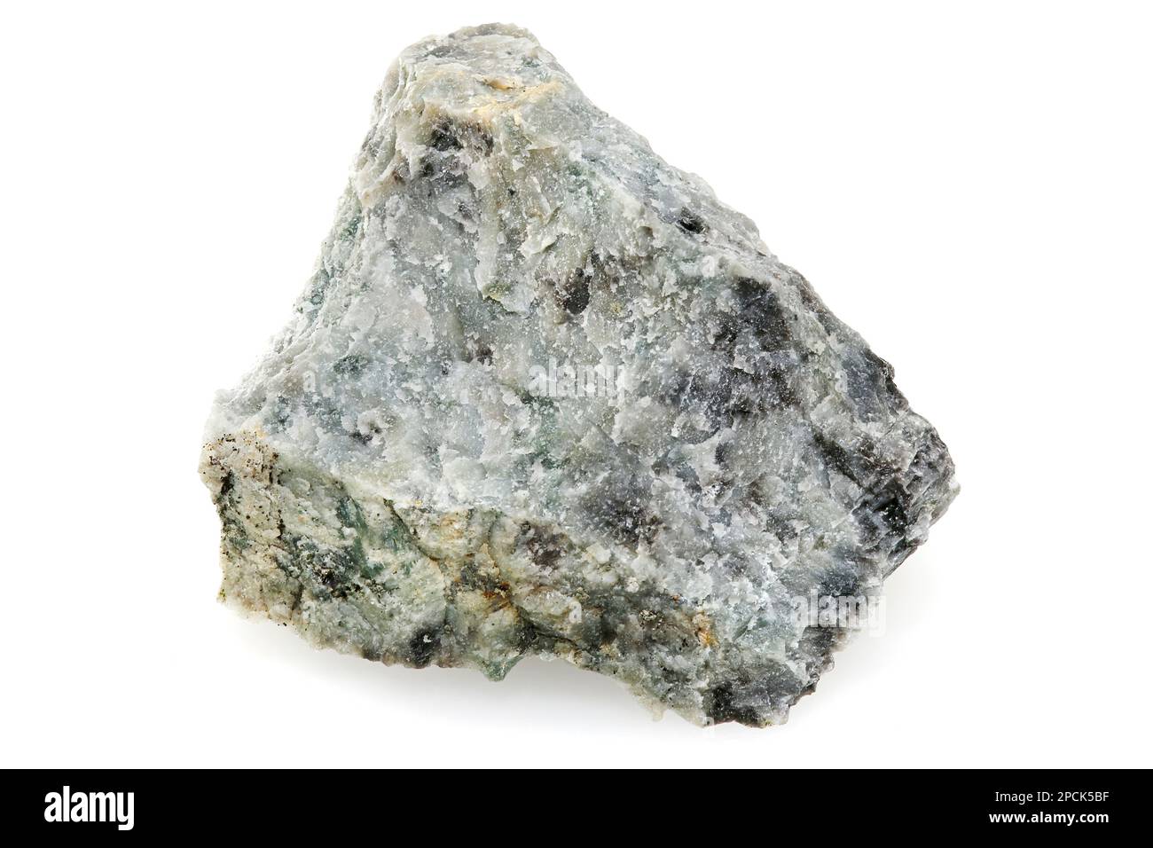 Nepheline Syenite, Igneous Magmatic Rock, Mt. St. Hilaire, Quebec, Canada Stock Photo