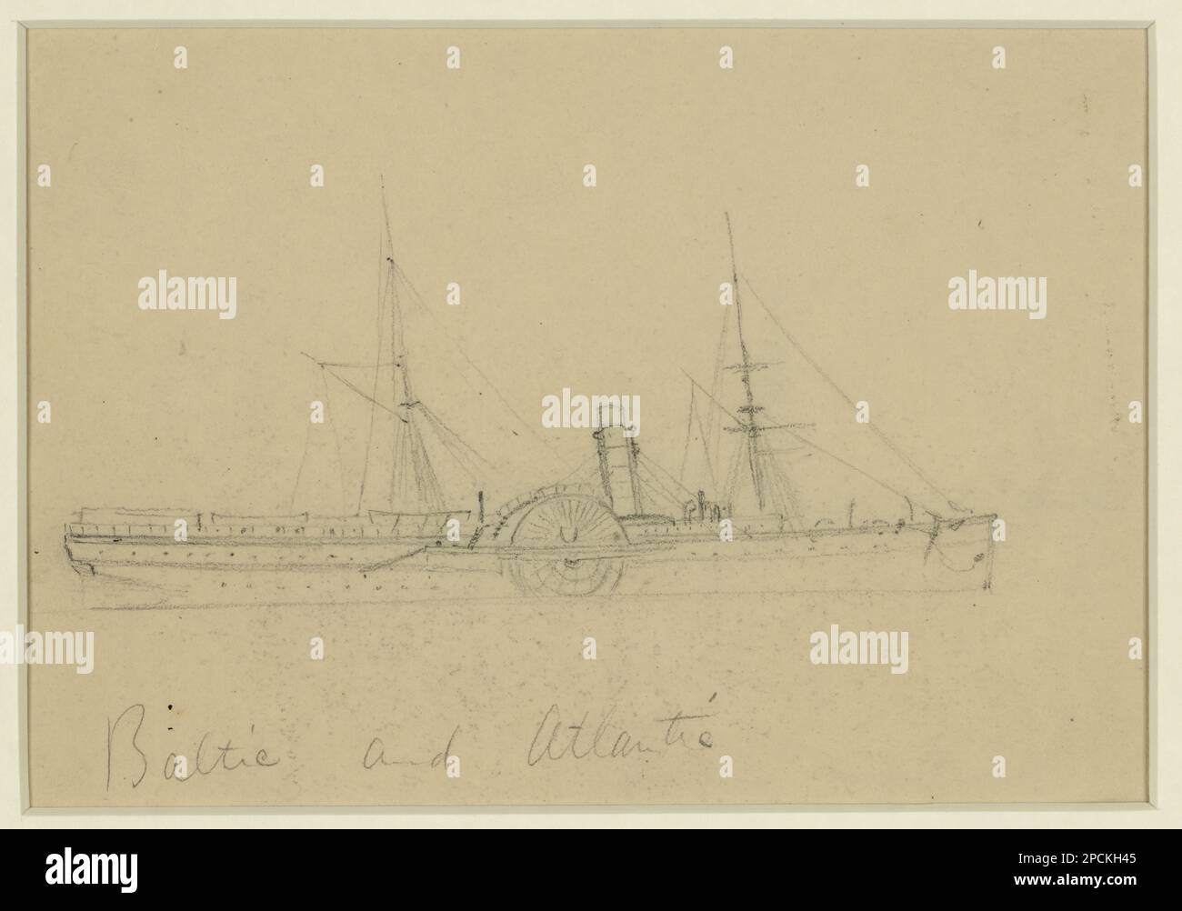 Baltic and Atlantic. collection of Civil War drawings. Baltic