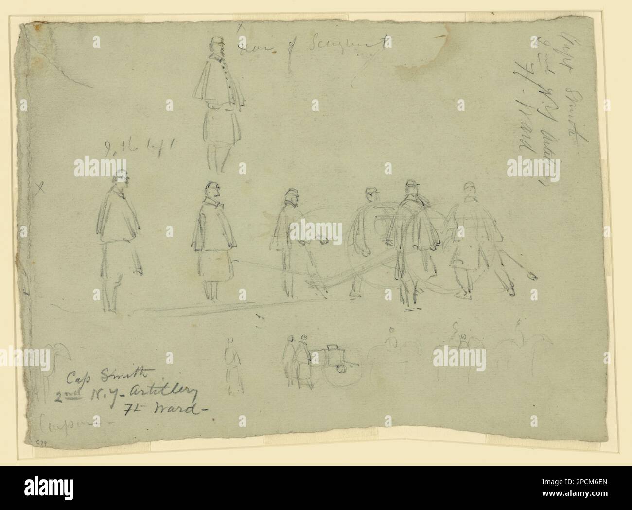 Captain Smith, 2nd New York Artillery, Ft. Ward. Morgan collection of