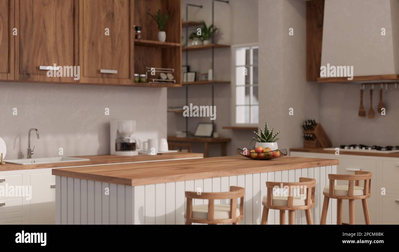 https://c8.alamy.com/comp/2PCM8BK/empty-mockup-space-on-beautiful-wood-kitchen-countertop-or-kitchen-island-in-minimal-scandinavian-kitchen-with-kitchen-appliances-3d-render-3d-illus-2PCM8BK.jpg