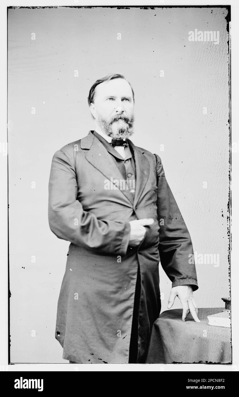 General James Longstreet CSA. Civil war photographs, 1861-1865 . United States, History, Civil War, 1861-1865. Stock Photo