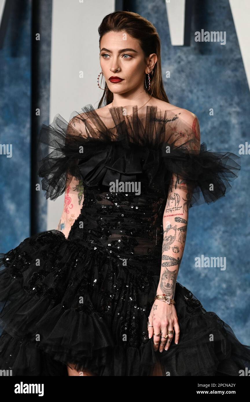 USA. 12th Mar, 2023. Paris Jackson walking on the red carpet at the ...