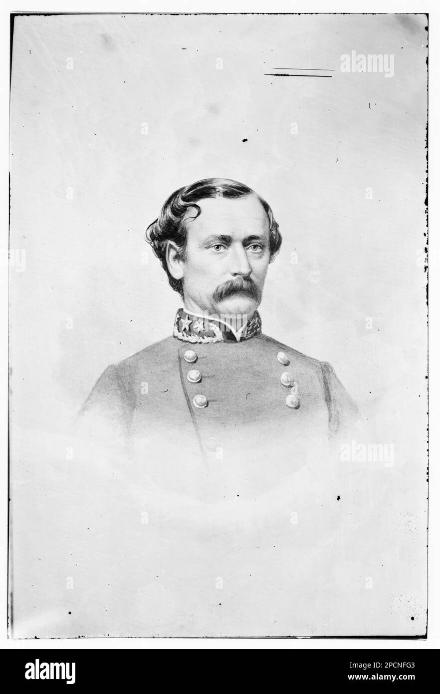 Mansfield Lovell, C.S.A.. Civil war photographs, 1861-1865 , Title from Civil War caption books. United States, History, Civil War, 1861-1865. Stock Photo