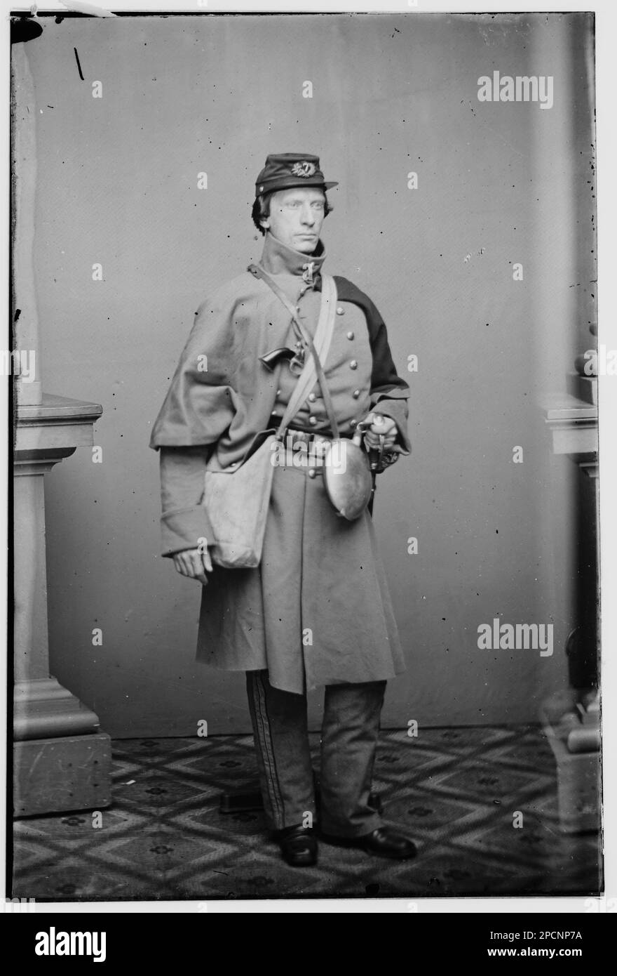 Surg. T.M. Cheeseman, 7th New York SM. Civil war photographs, 1861-1865 . United States, History, Civil War, 1861-1865. Stock Photo