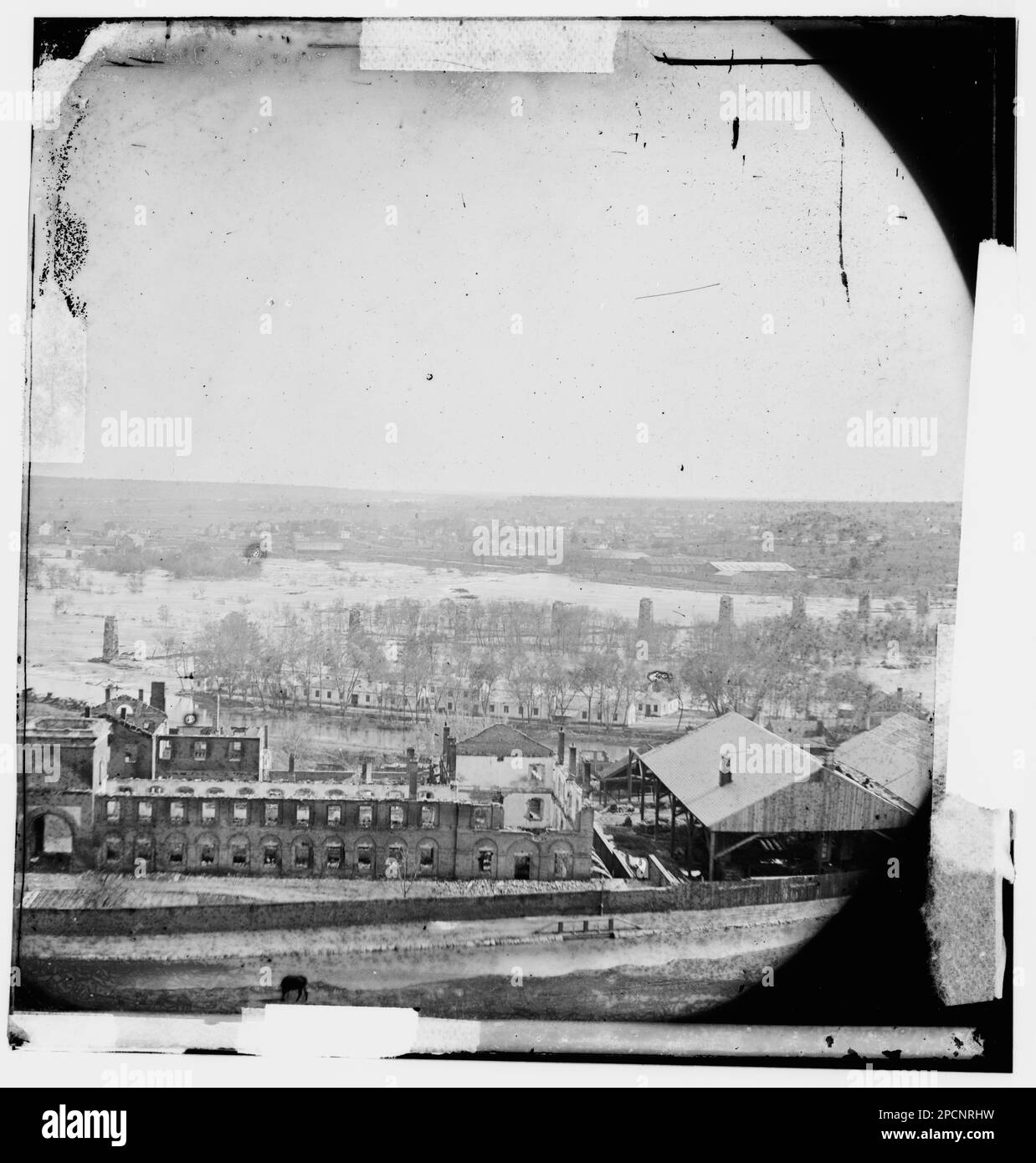 Richmond, Virginia. Ruins of State Arsenal. Civil war photographs, 1861