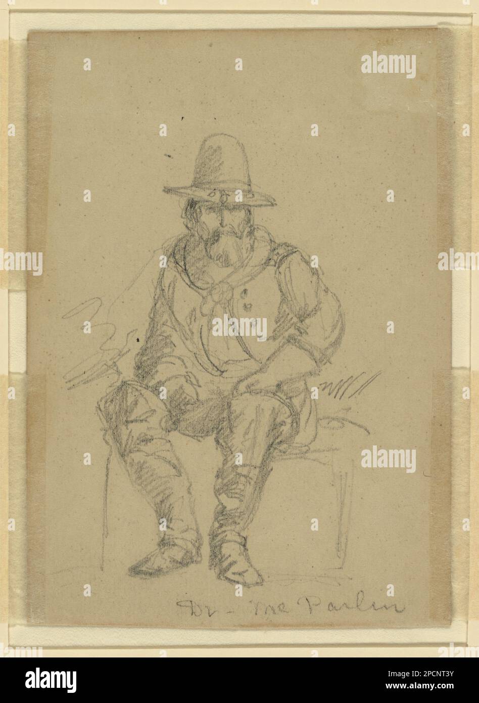 Dr. McParlin. collection of Civil War drawings. McParlin, Doctor