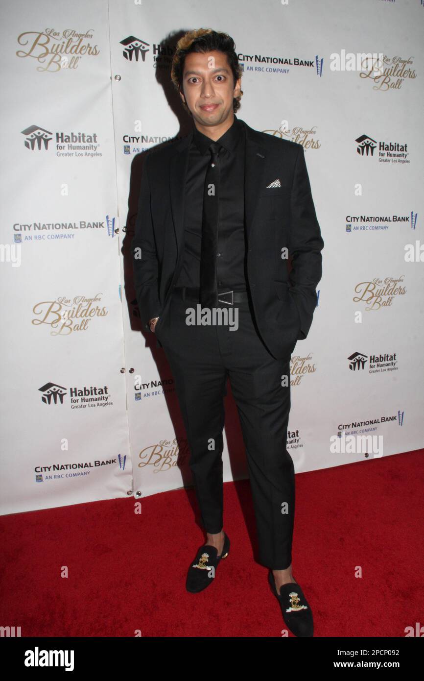 Adit Dileep  03/08/2023 Habitat LA's 2023 Los Angeles Builders Ball held at The Beverly Hilton in Beverly Hills, CA Photo by Akari Chiba / HollywoodNewsWire.net Stock Photo