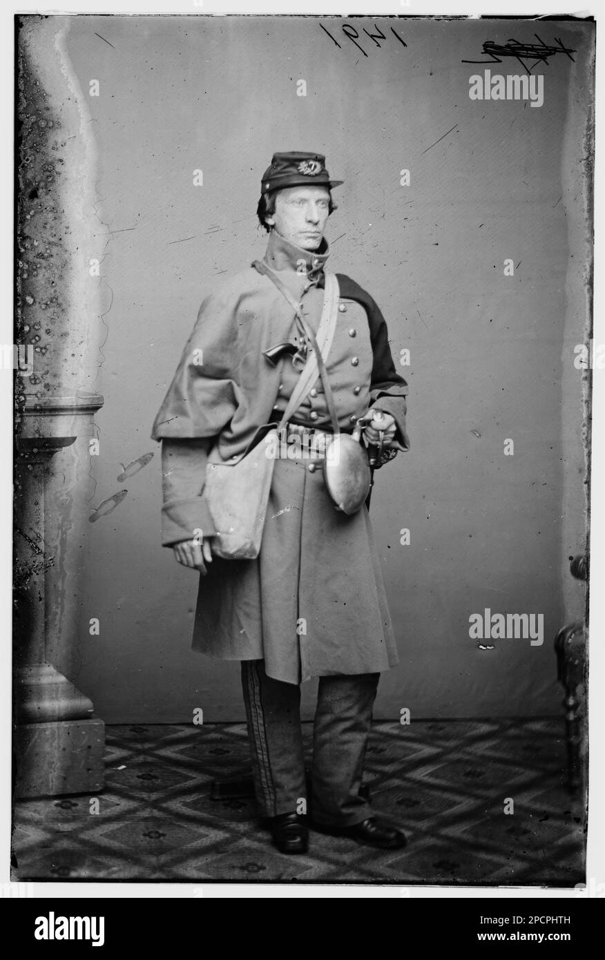 Surg. T.M. Cheeseman, 7th New York SM. Civil war photographs, 1861-1865 . United States, History, Civil War, 1861-1865. Stock Photo