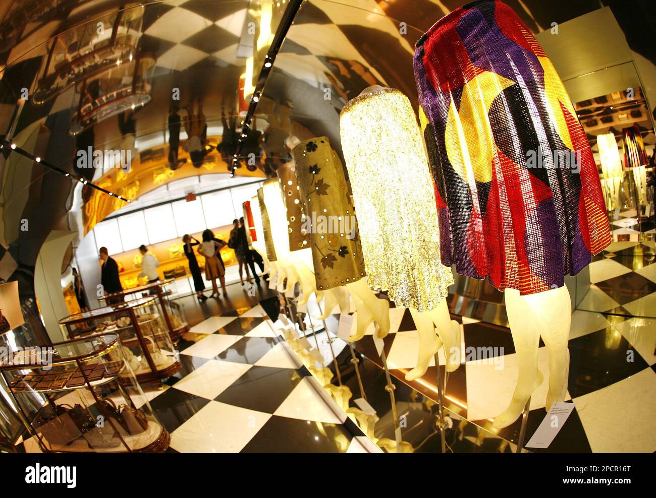 FOR USE WITH AP WEEKLY FEATURES** A view from inside the Prada Los 