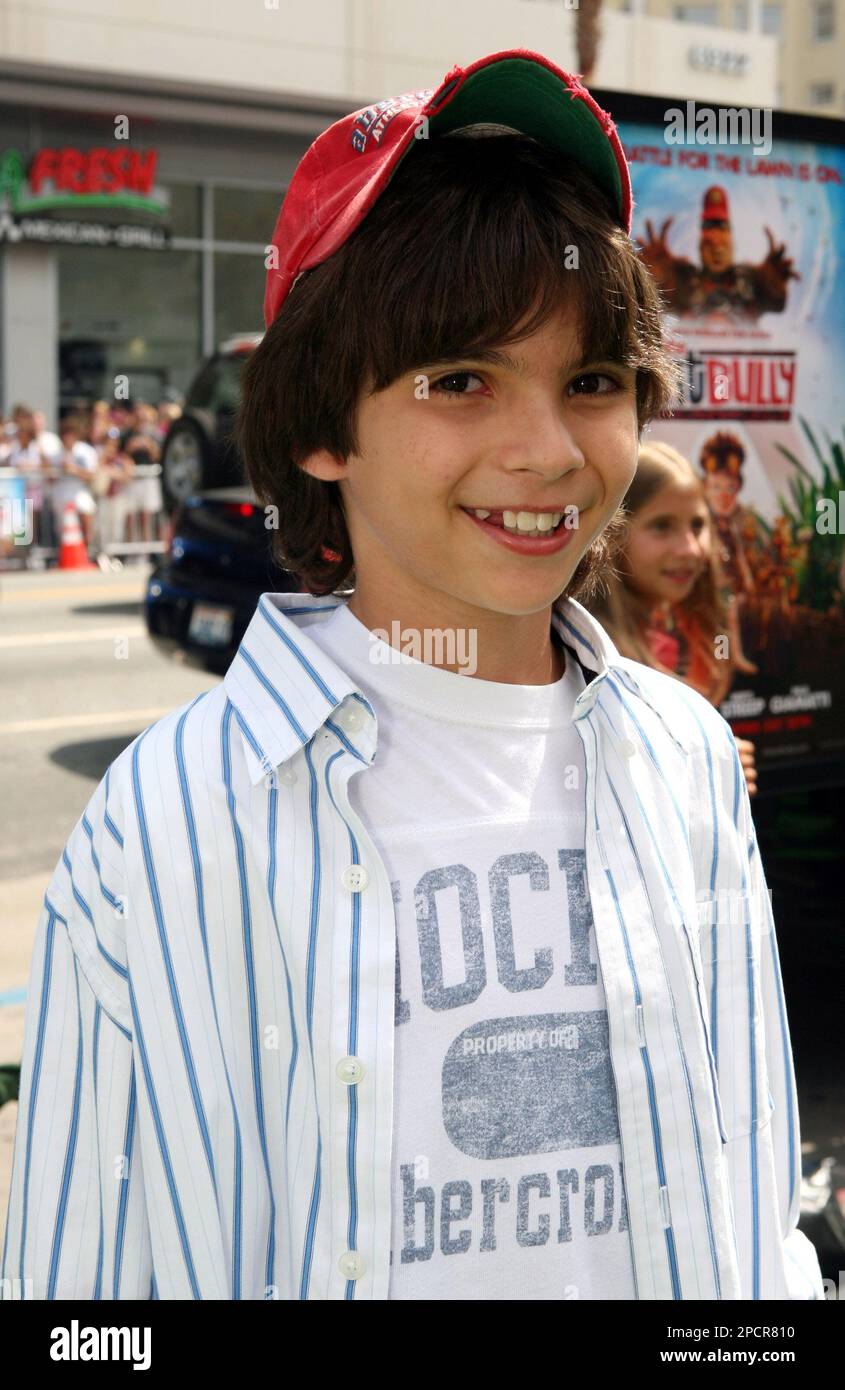 Actor Zach Tyler Eisen, of &ldquo;The Ant Bully,&rdquo; poses for photographers as