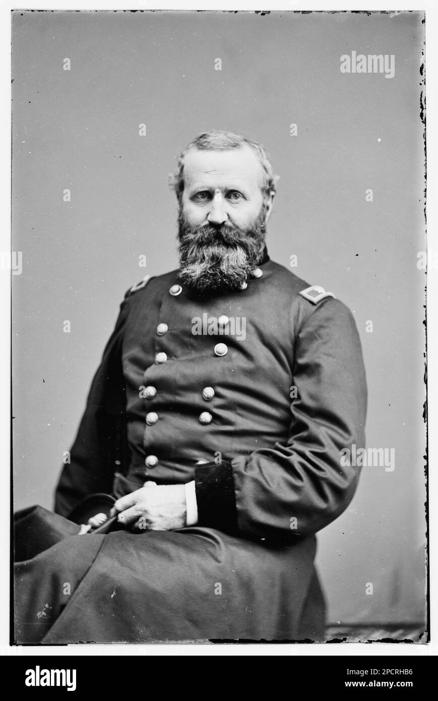 Brigadier General Alex Hays. Civil war photographs, 1861-1865 . United States, History, Civil War, 1861-1865. Stock Photo