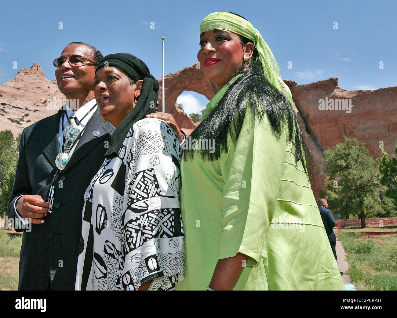 Nation of Islam leader Louis Farrakhan, his wife Khadijah Farrakhan