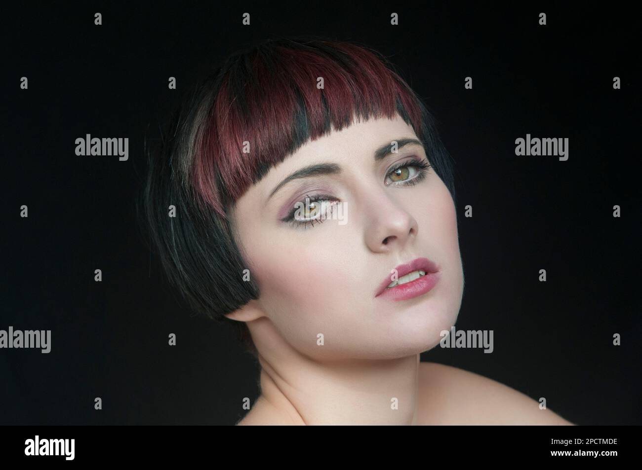 Woman uk close up to camera hi-res stock photography and images - Alamy