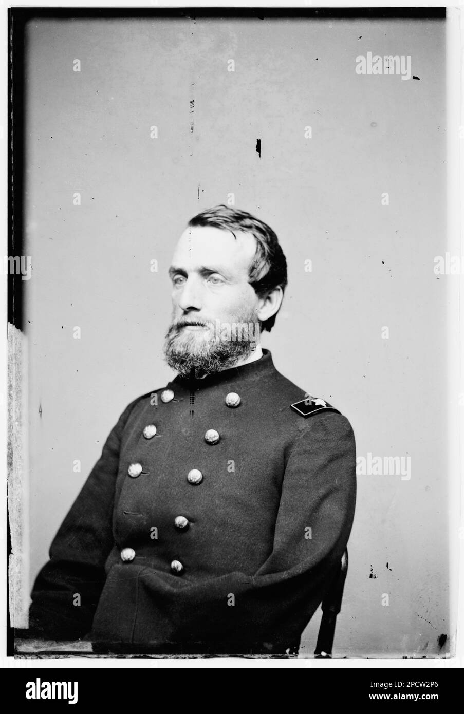 General Lucius Fairchild, Colonel 2nd Wisc. Regiment. Civil war photographs, 1861-1865 . United States, History, Civil War, 1861-1865. Stock Photo