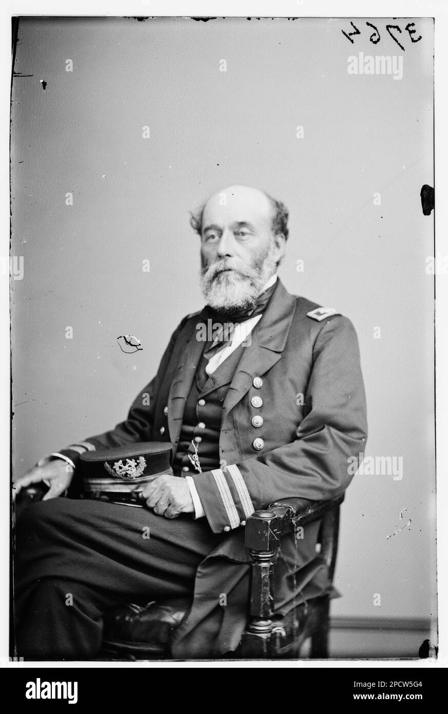 Captain C.S. Boggs USN. Civil war photographs, 1861-1865 . United States, History, Civil War, 1861-1865. Stock Photo