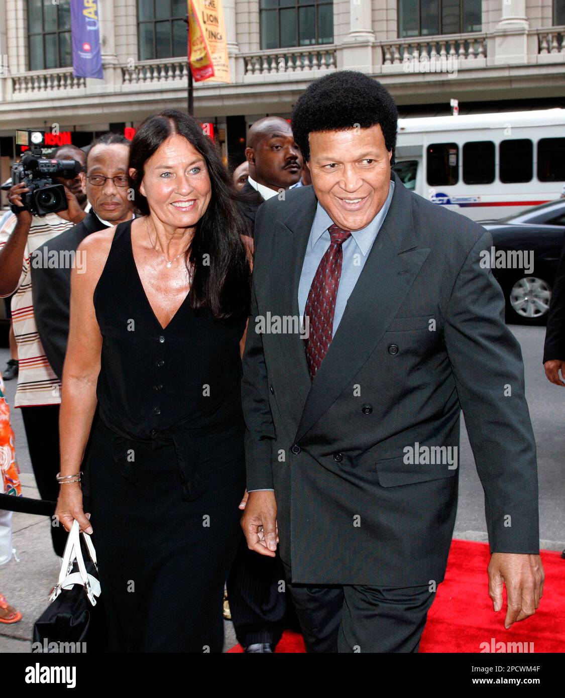 Chubby Checker and his wife, Catharina Valente, arrive at the Rhythm ...