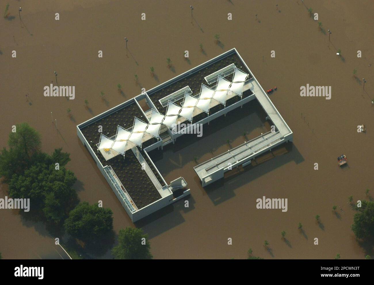 The new Interstate80 visitor's center in Delaware Water Gap, Pa., is