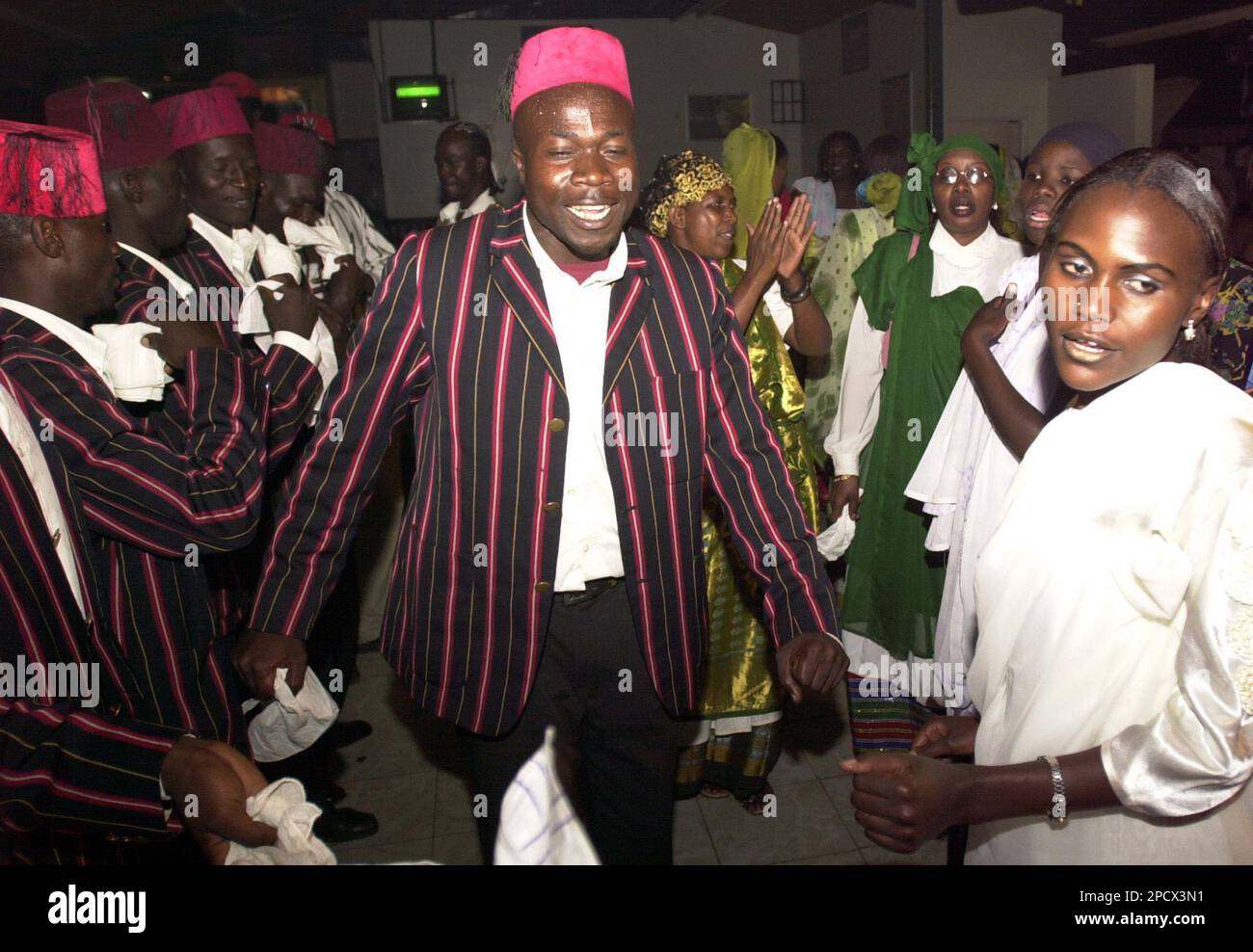 Members of the Sudanese Nubian community living in Kenya perform 
