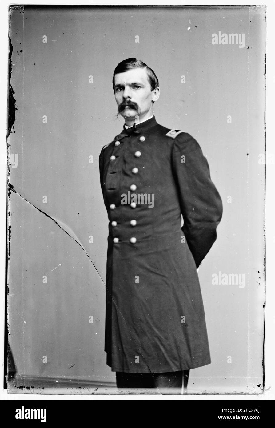 Brigadier General George C. Strong. Civil war photographs, 1861-1865 . United States, History, Civil War, 1861-1865. Stock Photo