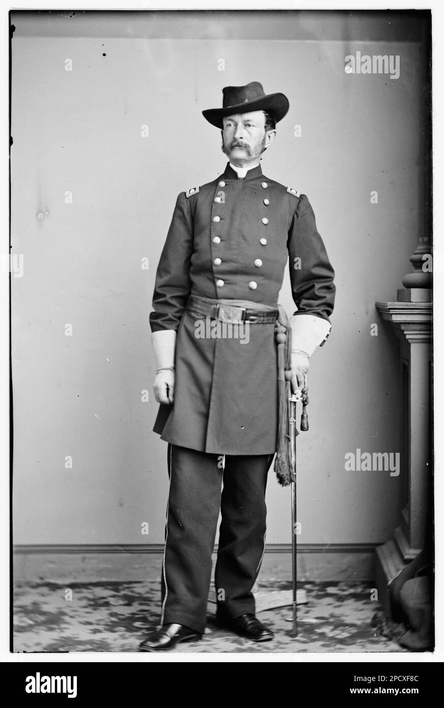 General L. Richmond ... Brigadier General. Civil war photographs, 1861-1865 . United States, History, Civil War, 1861-1865. Stock Photo